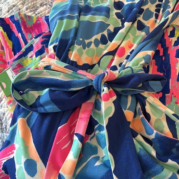 Lilly Putlizer Ritz Romper in Ocean Jewels print. NWT XXS - Picture 5 of 5